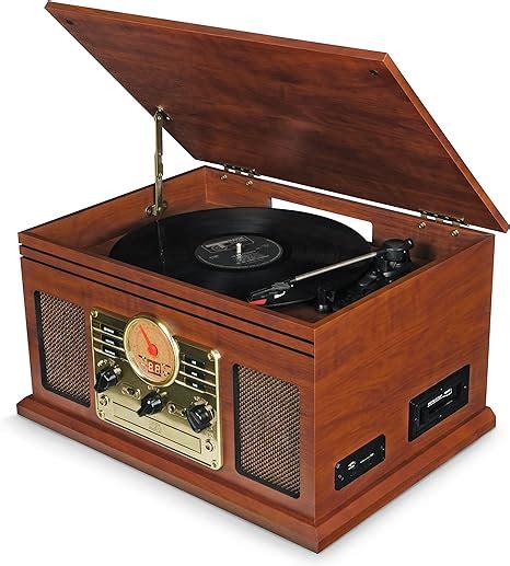 Get it up and running in minutes. Retro looks combined with the convenience of modern technology make this record player a great value - ideal for beginners & vintage enthusiasts alike ; THREE SPEED BELT-DRIVEN TURNTABLE – This 3-speed (33 1/3, 45, 78 rpm) record player features UPGRADED PREMIUM SOUND QUALITY with minimum …